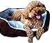 Pet house Soft Warm Indoor Pet Puppy Sherpa Cotton Bed, brown, 46 x 42cm