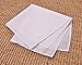 Milesky White Handkerchiefs Premium 60s Cotton 11 Inches (Pack of 6)