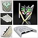 HengJia Auto Parts Car Solar energy LED Transformers Metal 3D Emblem, led Styling Warning Lamp-Decepticons
