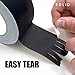 SoLID (TM) Gaffer Tape Premium Grade 2 inches X 30 Yards (Black) by Solid, Heavy Duty, Extra Strong Adhesion Gaff Tape, Easy Tear, Non Reflective Matte Finish, Residue Free Alternative to Duct Tape