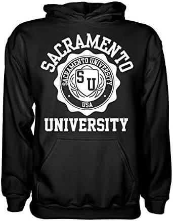 Sacramento University Hoodie Black/White - Large