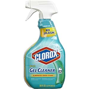 gel clorox cleaner spray bleach splash bottle prime