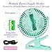 MED Mini Battery Operated Clip Fan,Sall Portable Fan Powered by Rechargeable Battery or USB Desk Personal Fan for Baby Stroller Car Gym Workout Camping (2018-green)
