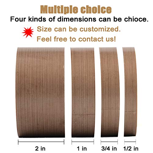 PTFE Fabric Tape，Teflon Tape for Vacuum Sealer Machine, Hand Impulse Sealers (3/4in X 30ft) Insulation Wear-resistant PTFE Coated Fiberglass Adhesive Tape Compatible with FoodSaver, Seal A Meal, Weston, CabellaSeal A Meal, Weston, Cabella - Thumbnail 4