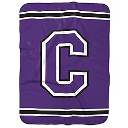 Cornell College Big Red Primary Logo Stripes Sherpa