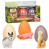 Animal Planet Pet Grow Eggs - 3 Educational Toys - Hatch and Grow Your Own Pet (Series 1)