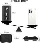 Flintronic Camping Pillows 2Pack Inflatable Neck Support Ultralight Blue Black view 2