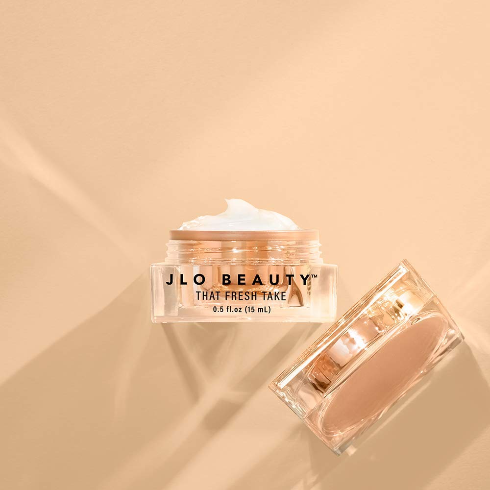 JLO BEAUTY That Fresh Take Under Eye Cream for Dark Circles and Puffiness, Hydrating Skin Care Eye Cream with Peptides to Support Appearance of Fine Lines & Wrinkles, Helps Lifts & Tighten, 0.5 Oz