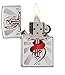 Zippo Red Cross High Polish Chrome Pocket Lighter