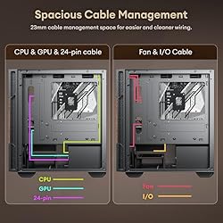 Okinos Genuine Walnut Wood Micro ATX Case, MATX PC