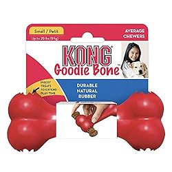 KONG Goodie Bone - Classic Durable Natural Rubber