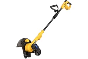 MAYOKI Cordless Edger Lawn Tool Compatible with Dewalt 20V Max Battery, Electric Battery-Powered Edger/Trencher (Tool ONLY) 9’’Blade, 3 Position Adjustable Depth for Landscaping, Driveways, Borders