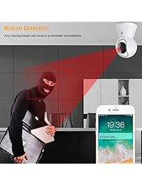Cámara de seguridad HERCINY 1080P, monitor de bebé, cámara de visión nocturna con cámara IP Wi-Fi, alerta de actividad de seguimiento de movimiento Cámara de voz bidireccional para bebé Cámara de vigilancia para mascotas de Nanny Old Man
