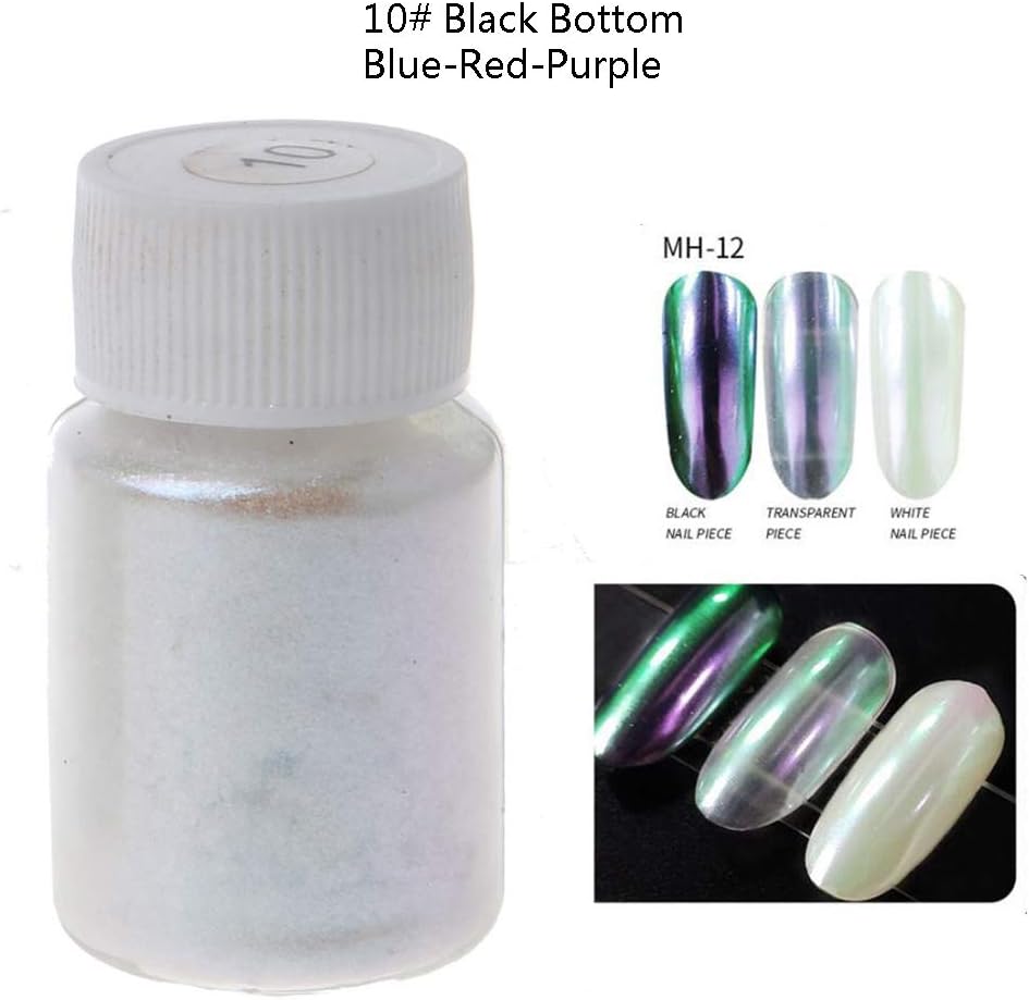10G Epoxy Resin Color Pigment Neon Mica Powder Magic Mirror Soap Making Dye Glitter Colorant DIY for Paint,Nail Art,Bath Bomb