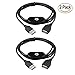 Onite LED Strip Dimmer Switch Cord, Female to Male Extension USB Cord for TV BackLight, 1m, 2-Pack