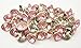 40Set 5mm Pink Synthetic Crystal Rhinestone RIVETS RV019