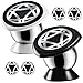 Magnetic Car Cell Phone Mount,KEKU 2Pack Smartphones Holder Dashboard for iPhone 7 6 6s plus 5 5s SE, Samsung Galaxy S8 Edge S7 S6 Note5,Nexus 6 ,GPS or Portable tablet . (Cool black&Classic White)