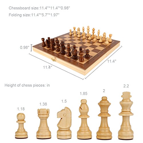 Ansunton Chess Set 11 4 X11 4 Tiendamia Com