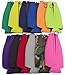 Blank Foam Beer Bottle Coolie (Variety Color 10 Pack)