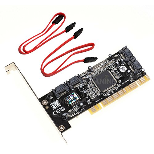QNINE-4-Ports-PCI-SATA-Raid-Controller-Internal-Expansion-Card-with-2-Sata-Cables-PCI-to-SATA-Adapter-Converter-for-Desktop-PC-Support-HDD-SSD
