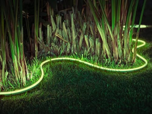 White and Color Ambiance Striscia LED Smart, per Esterni e Interni, Bluetooh, Alimentatore Incluso, 39.5W, 5m