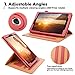 Grifobes All New Kindle Fire HD 10 Tablet (9th/7th Generation,2019/2017 Released) Cover Case with Card Slots, 360 Protection Multi-Angle Viewing Stand Auto Sleep/Wake for Fire HD10 - Red