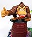 Cake Topper 15 Piece Super Mario Brothers Donkey Kong Birthday Set Featuring Donkey Kong and Friends Characters and Decorative Themed Accessories