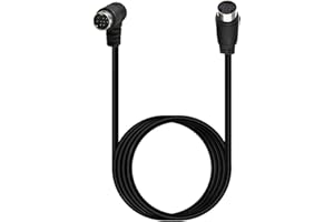 Small DIN 9pin Adapter Cable Electrical Conductivity 9pin Male to Media Center Media Cable Receiver