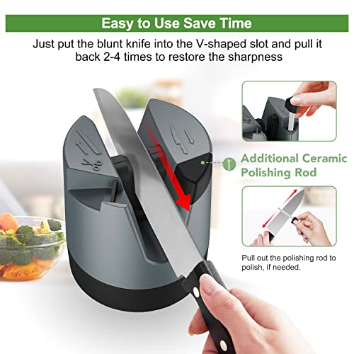 Knife Sharpeners Automatically Adjusting Angle Knife Sharpeners for