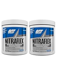 GAT nitraflex Pre-Workout Capacitación Fórmula, pack de dos de alta intensidad 30 porciones...
