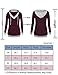 Larenba Breastfeeding Hoodie, Womens Long Sleeve Nursing Shirt Cotton Breastfeeding Tops Soft V Neck Shirt Cozy Pregnant Clothes with Pocket(Wine Red,Large)