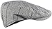 Wonderful Fashion Men's Classic Herringbone Tweed Wool Blend Newsboy Ivy Hat (Large/X-Large, Paisley Gray)