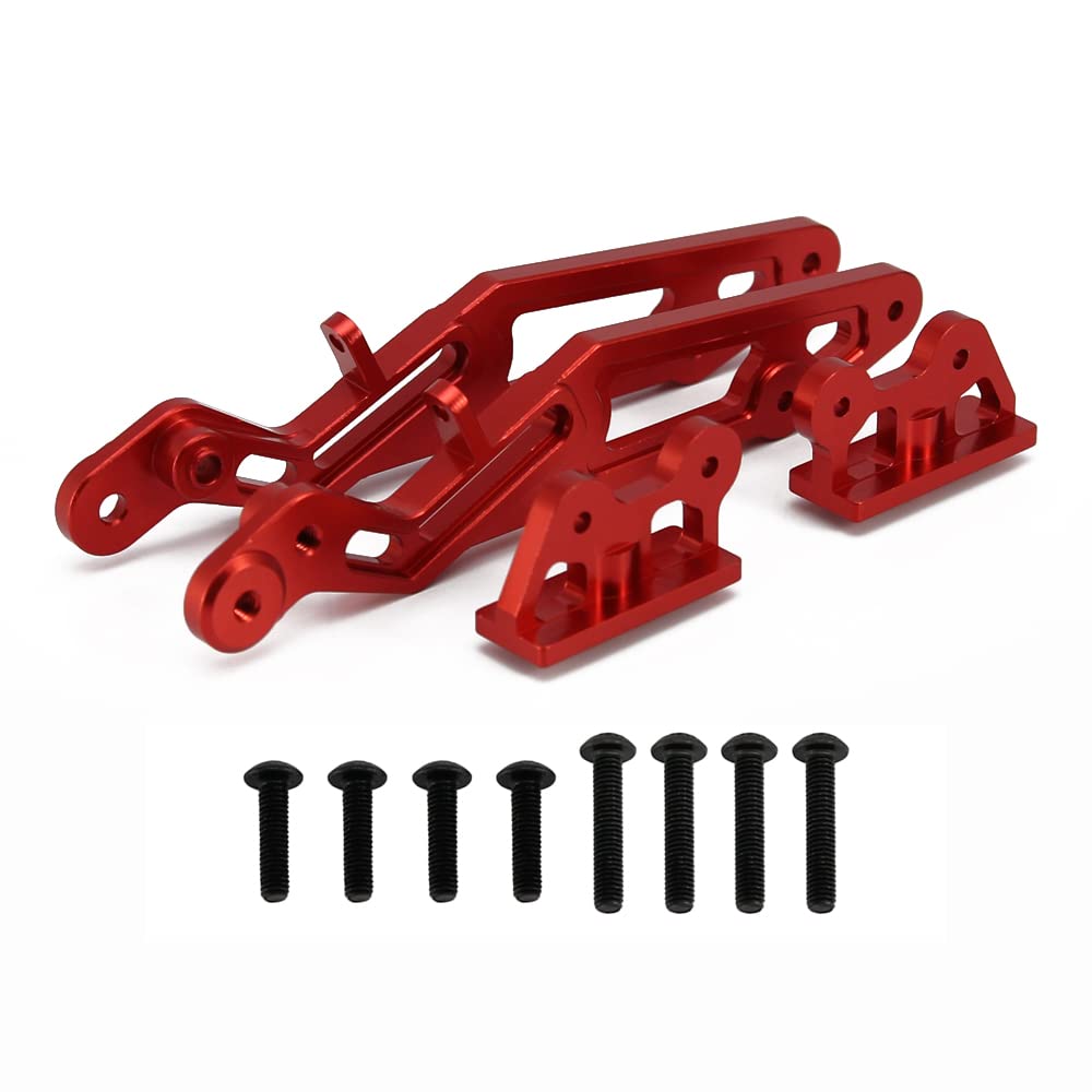 RCAWD AR320347 REAR WING MOUNT SET FOR ARRMA NOTORIOUS OUTCAST KRATON 6S 4WD BLX upgrade parts (Red)
