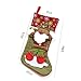 WOBOX Christmas Stockings Christmas Decor Santa Claus Snowman 18 Inch Length 2pcs
