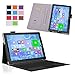 Exact Microsoft Surface Pro 3 Case [PRO Series] - Professional Slim-Fit PU Leather Folio Case for Microsoft Surface Pro 3 12-inch Tablet Black