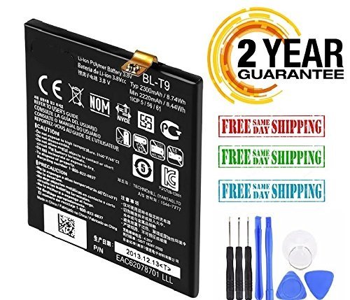 LONGLIFE New Google Nexus 5 LG D820 D821 2300mAh Replacement Battery BL-T9 3.8V 8.74Wh Batería de repuesto