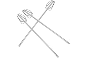 ROMISBABA 3pcs Stainless Mixer Beaters Attachment Extra Long Whisk Replacement for Electric Handheld Mixer