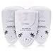 Ultrasonic Pest Repeller Electronic Plug In Indoor Pest Control Repellent Device for Repels Insects as Mice,Mosquitoes,Cockroaches Humans & Pets Safe (White,3 Pack)
