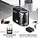 Electric Pencil Sharpener - Includes Drawing Tutorials Online Library. Portable Heavy Duty Multi Powered AC Plug in and Battery Operated. for Artist, Art Classroom, Office, Small Kids