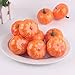 Hotsaleglobal 16 Pcs Halloween Artificial Fake Mini Pumpkin for Autumn Thanksgiving Garden Home Harvest Decoration