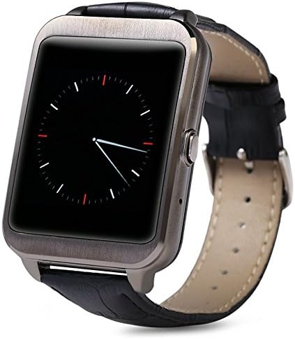 Lemumu 1.2GHz 300MHz Dual Core Bluetooth 4.0 WIFI Sharing IP65 for Android 4.3 Bluetooth Smart Watch,Black