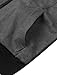 uxcell Men's Sleeveless Slim Fit Hoodie Vest Zipper Drawstring Gilet Jacket with Pockets 46 Gray