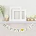 Happy 21st Birthday Banner Gold Glitter – Forever 21 Party Favors, Supplies, Gifts, Themes and Ideas - Vintage Happy Birthday Decorations
