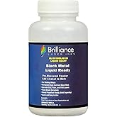 Liquid Ready Laser Marking Powder-Brilliance Laser Inks -BLI101MBLIQ120- Black Laser Ink for Metals Marking with CO2/Fiber/YAG (120 ml, Black)