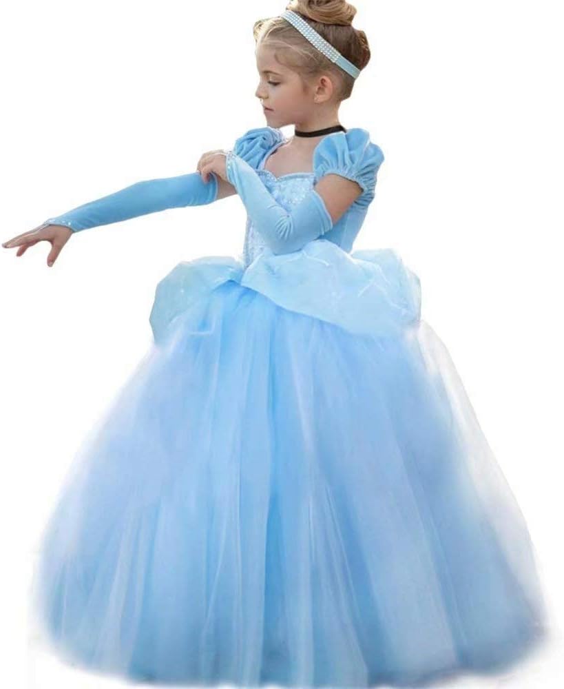 Little Girls Princess Costume Halloween Birthday Party Dress up