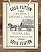 Louis Vuitton Wagon Advertisement - 11x14 Unframed Art Print - Great Home and Bathroom Decor Under $15