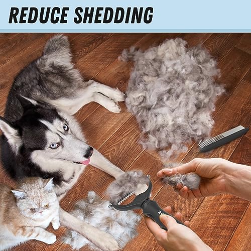 Deshedding Tool Best Grooming Tool For Husky Dog Grooming Brush