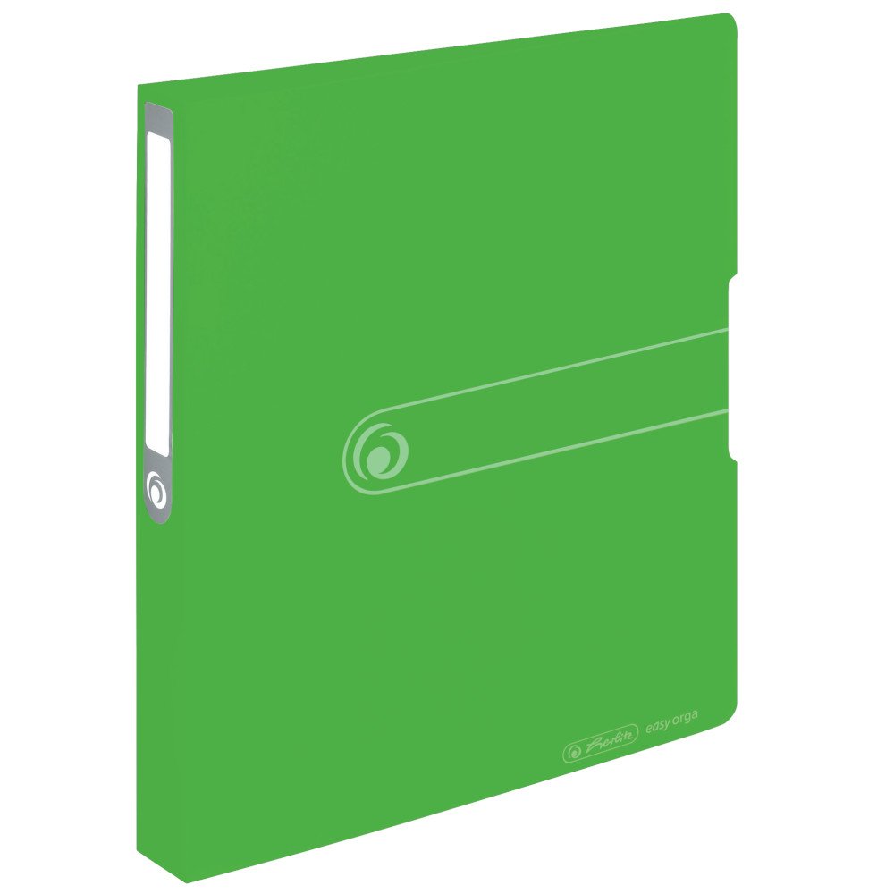 Herlitz 11226388 Ring Binder A4 (PP, 2-Ring Combination Mechanism, 3.8 cm Spine, 25 mm Filling Height) Opaque Apple
