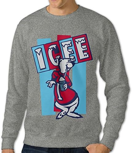Men's Hooded Sweater Crewneck Sweater ICEE Polar Bear Faded Men's Heavy Blend Crewneck Sweatshirt