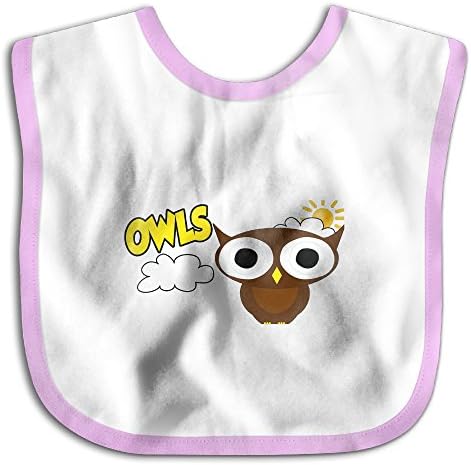 Owl Baby Organic Bibs Pink